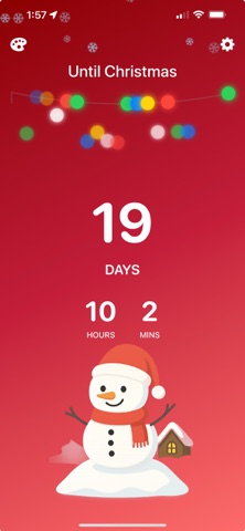 Christmas Countdown Magic iPhone screenshot