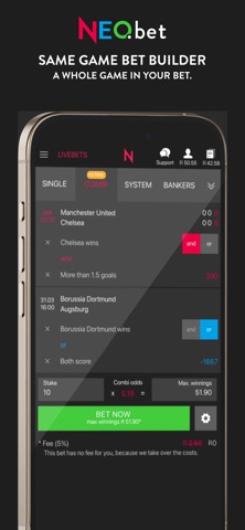 NEO.bet South Africa iPhone screenshot 4