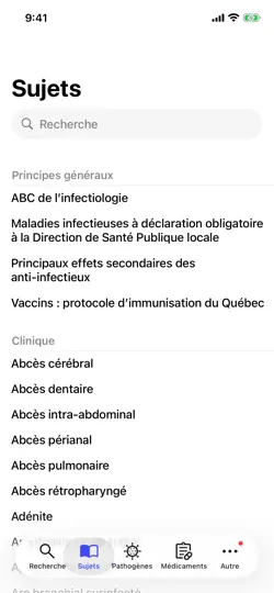 Antibiothérapie Pédiatrique iPhone Screenshot 1