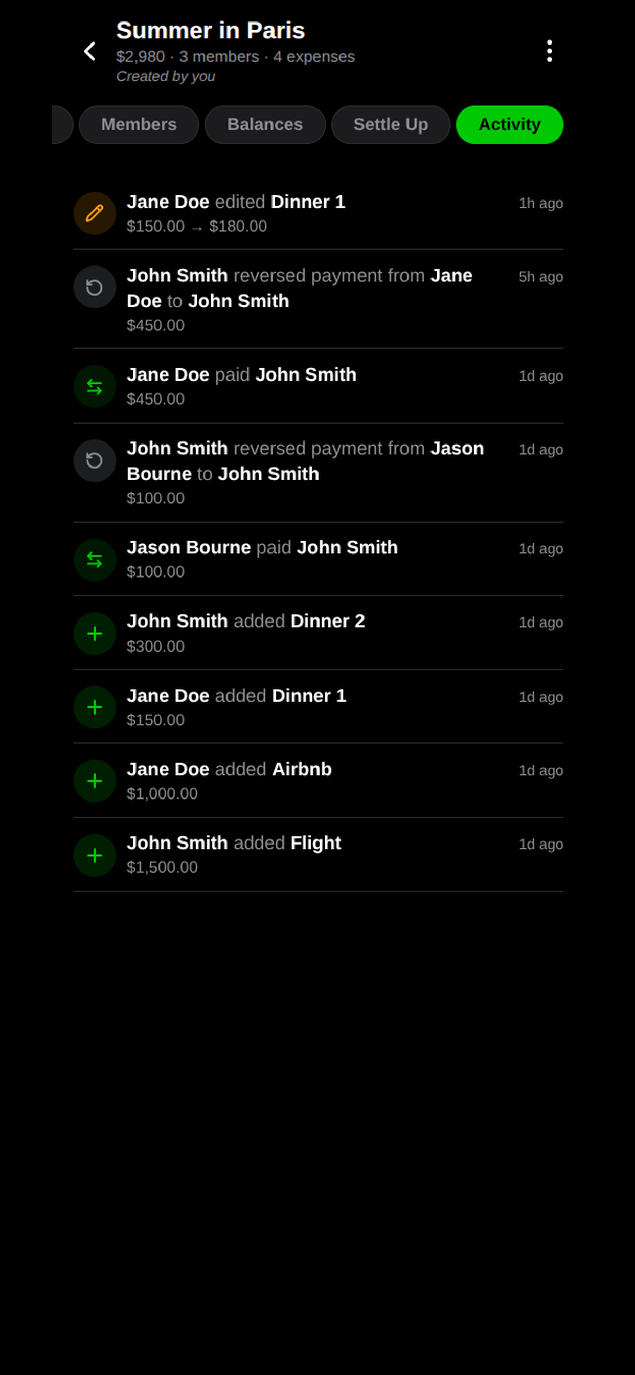 Orion Trip Ledger