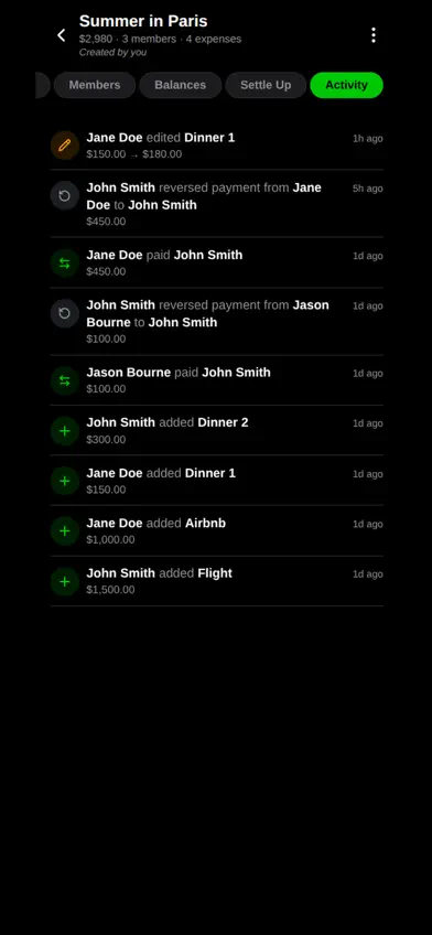 Orion Trip Ledger screenshot 4