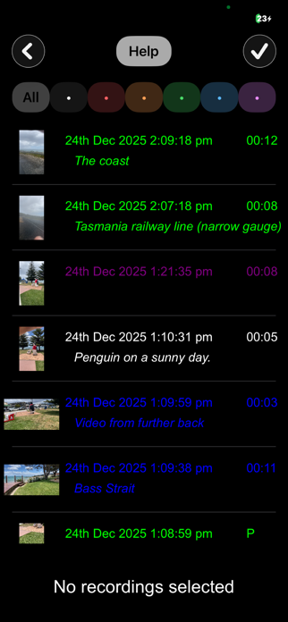 Video recorder with trigger Screenshot 2 of 9