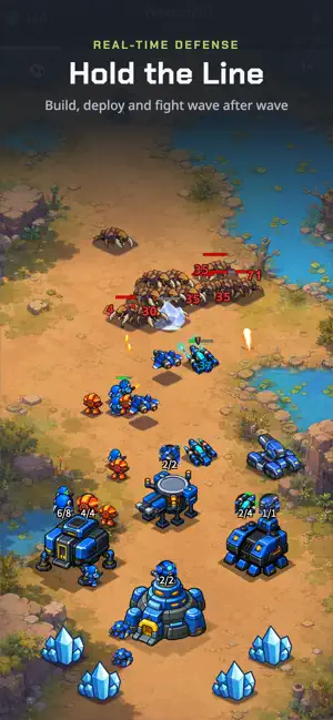 Alien Defense: Space Tower RTS screenshot 1