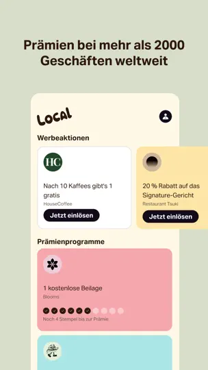 Screenshot von SumUp Local auf dem iPhone 2