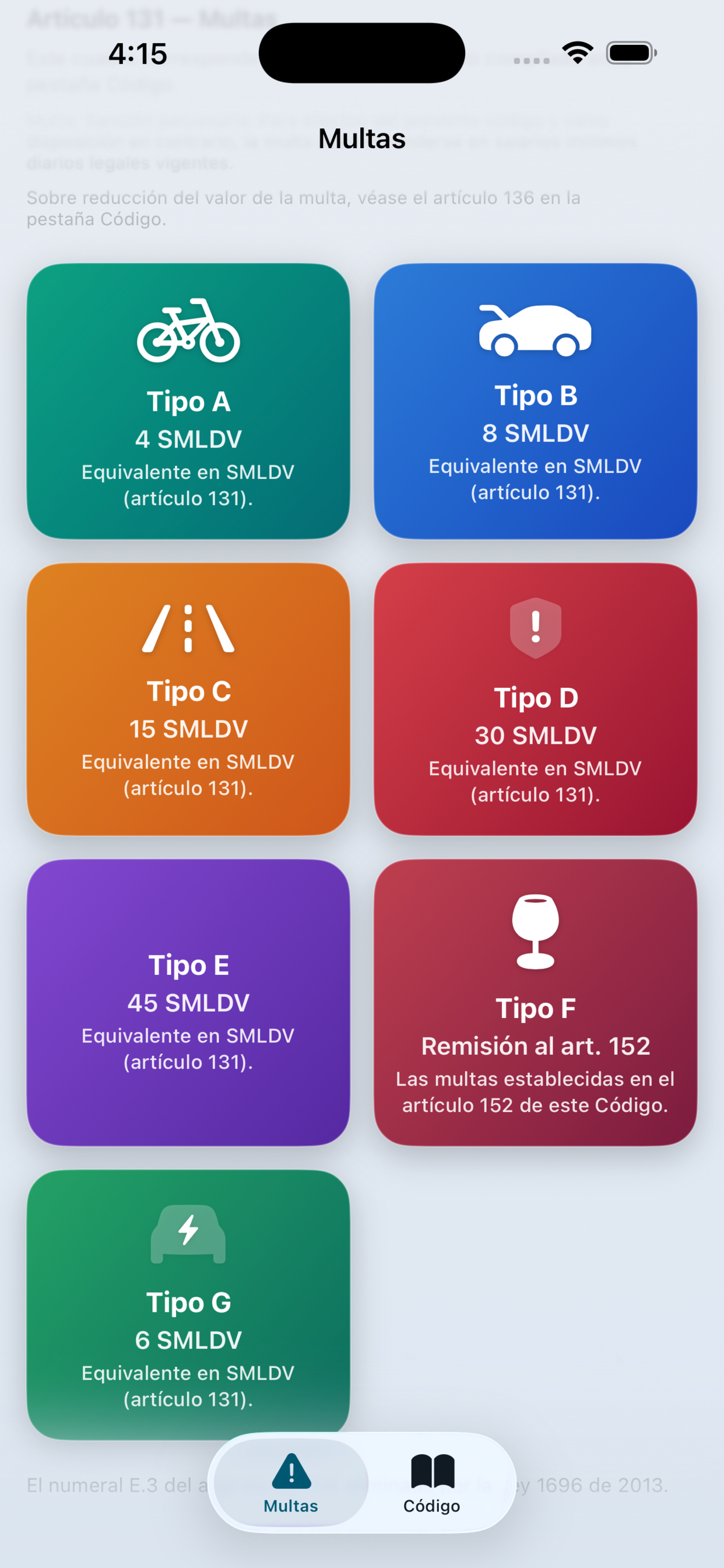 Código de Tránsito Colombia