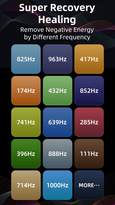 Frequency Healing Sounds Hertz Screenshot