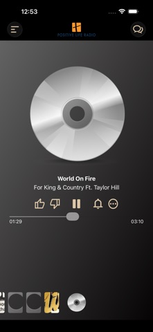 Positive Life Radio app screenshot