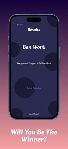 20 Questions: Guess & Win iPhone screenshot