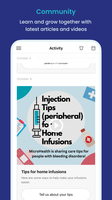 MicroHealth Hemophilia Screenshot