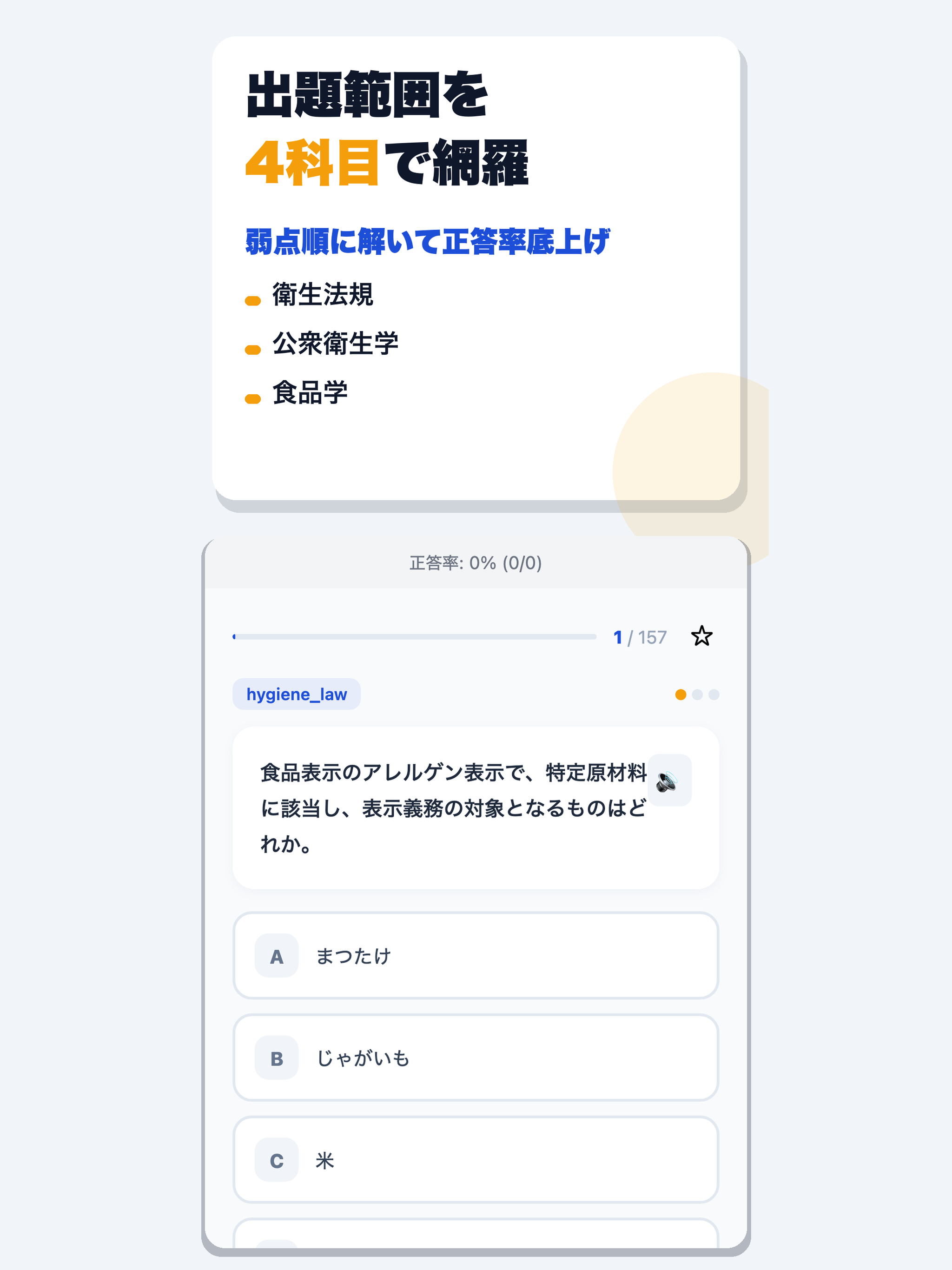 製菓衛生師試験 合格ドリル