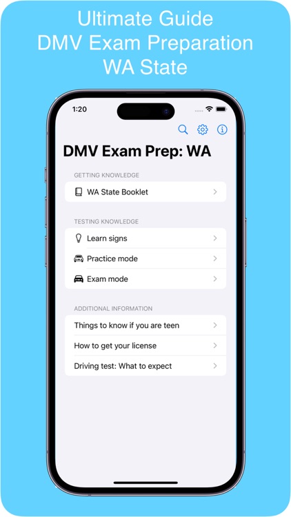 DMV Exam Prep (WA State)