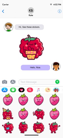 California Strawberry Stickers screenshot