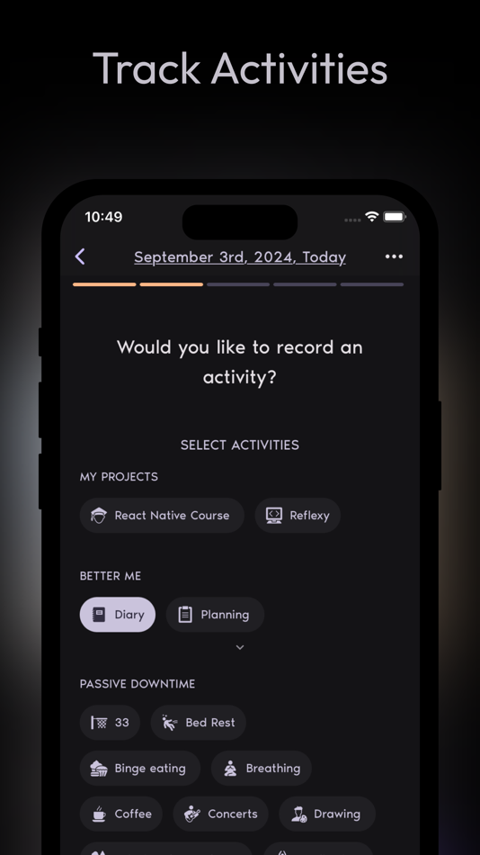 #4. Mindfulness Diary - Reflexy (iOS) 由: Oleg Svetlichnyi