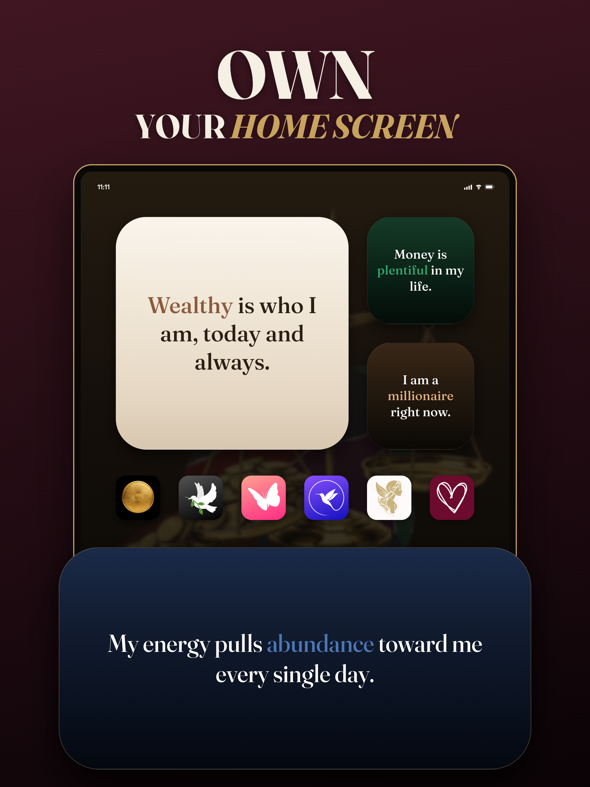Wealthy: Money Affirmations screenshot 12
