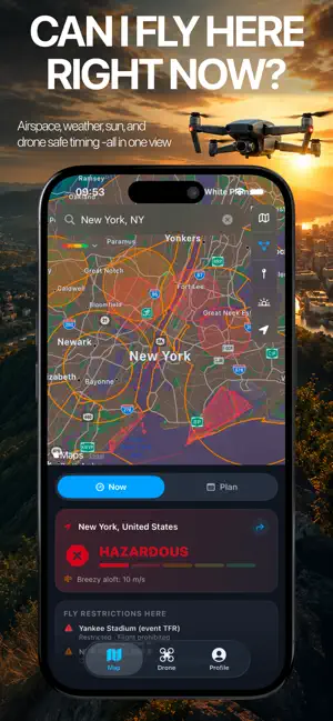 Drone Map: Airspace & Weather screenshot 1