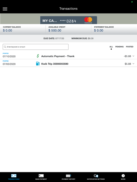 Screenshot #6 pour ThriventCU Credit Card