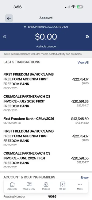 First Freedom Mobile Banking screenshot 2