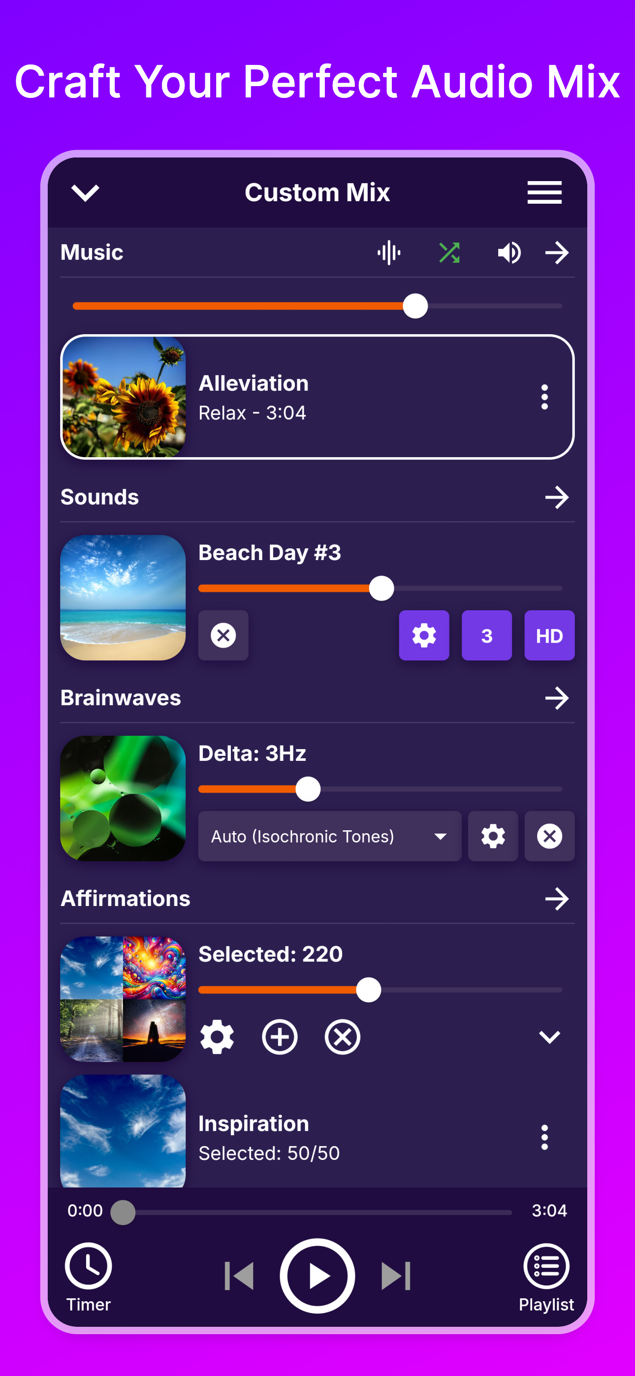 ReliefMix: Sleep & Manifest