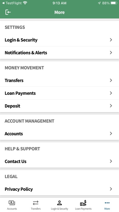 Bank Oak Ridge Mobile Screenshot