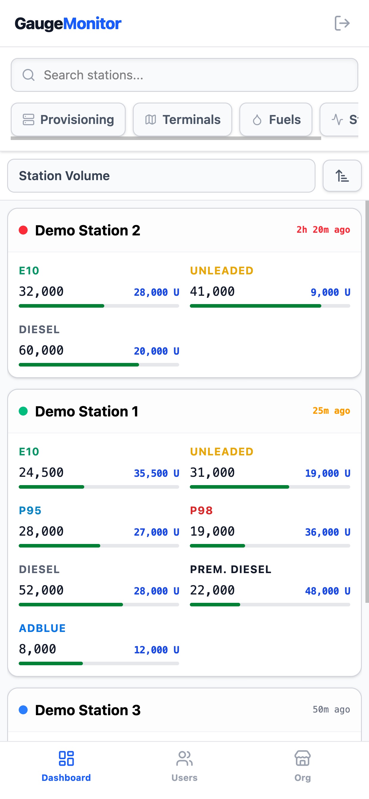 Screenshot 1 of Gauge Monitor