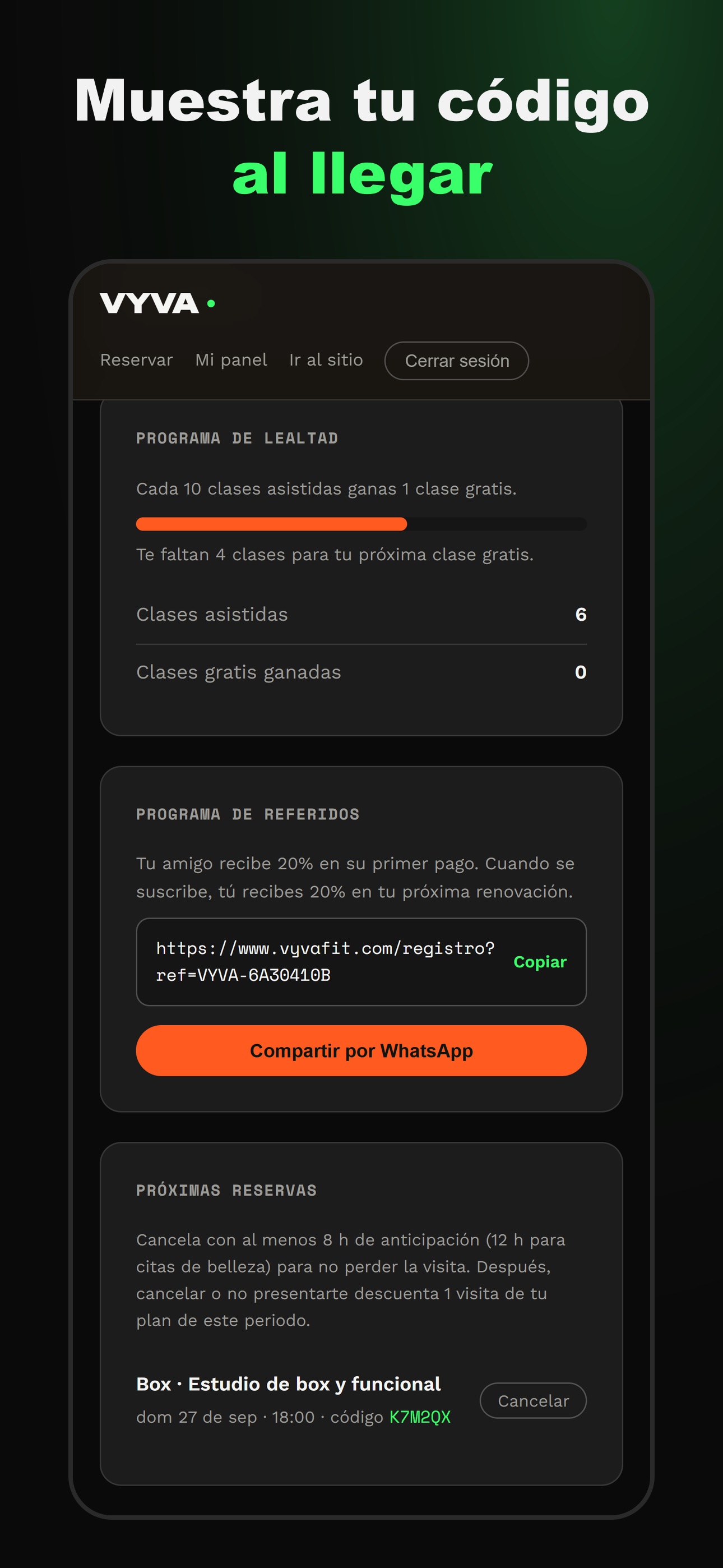 Screenshot 4 of VYVA : Gimnasios y Spa
