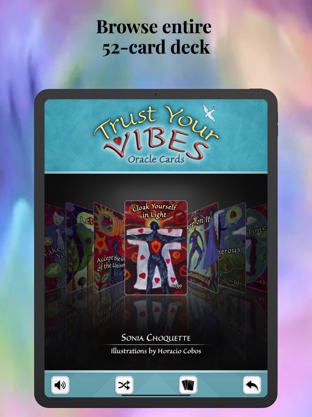 Trust Your Vibes Oracle Cards on the App Store