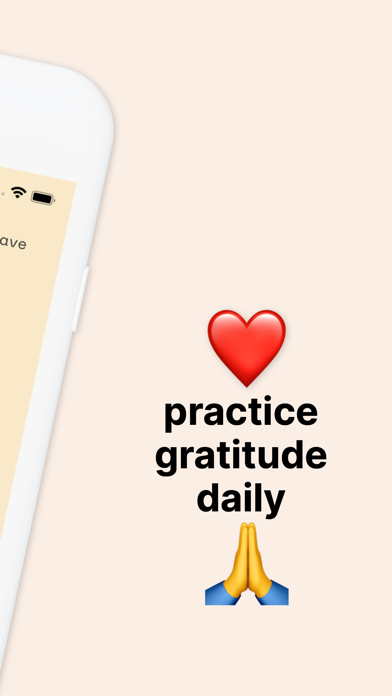 Good Things gratitude journal Screenshot