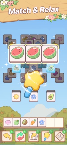Cat Triple Tiles iPhone screenshot