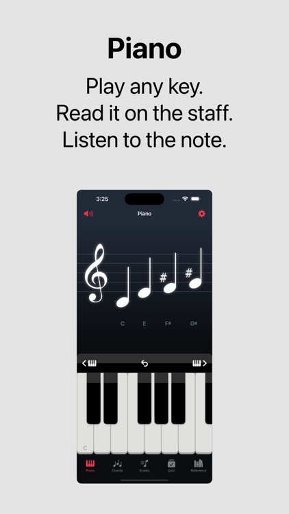 Nota - Music tool for piano screenshot-0