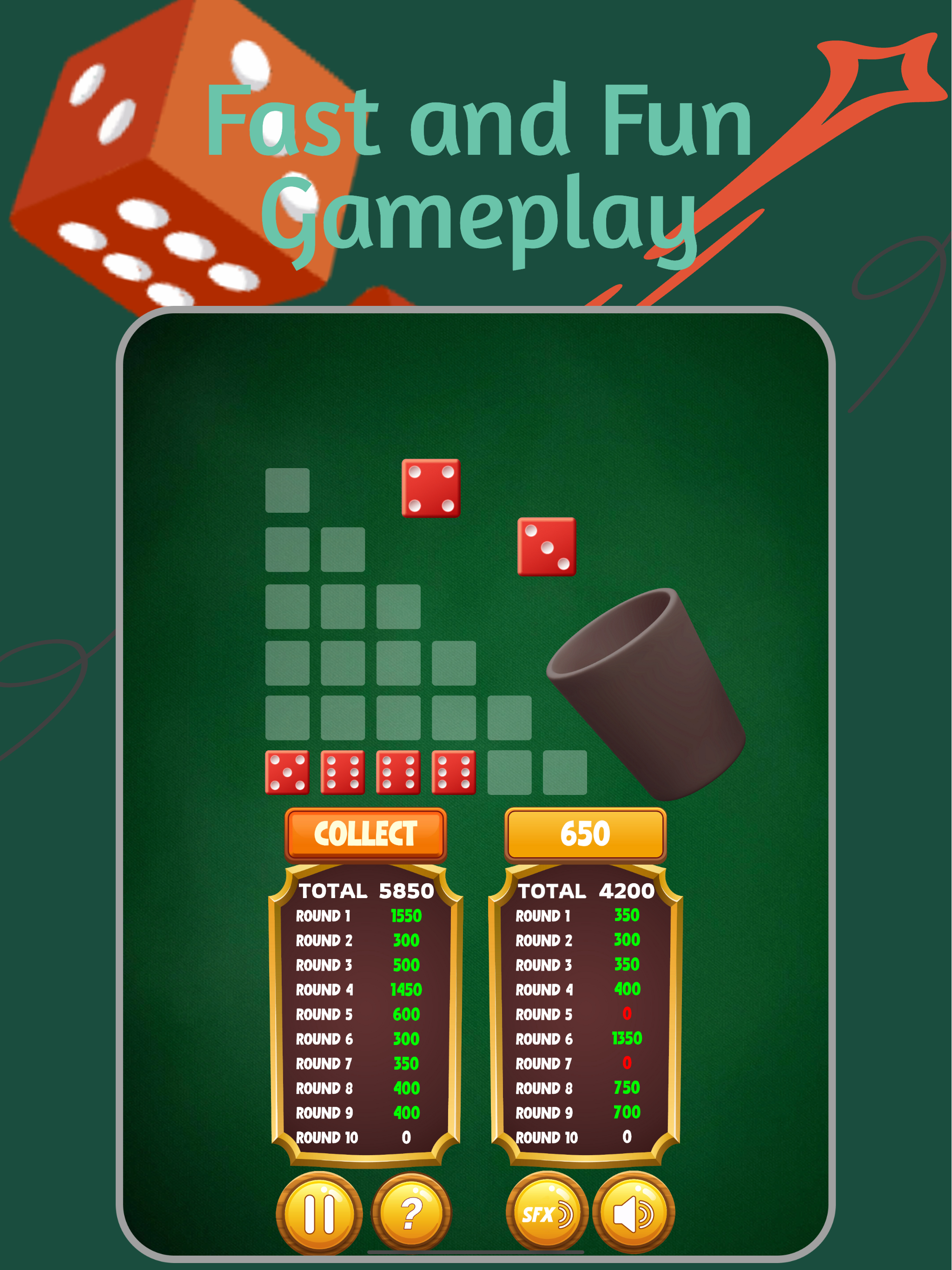 Farkle - Dice Game screenshot 9