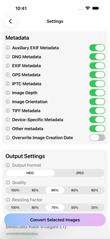 Kompressor - Compress images iPhone screenshot