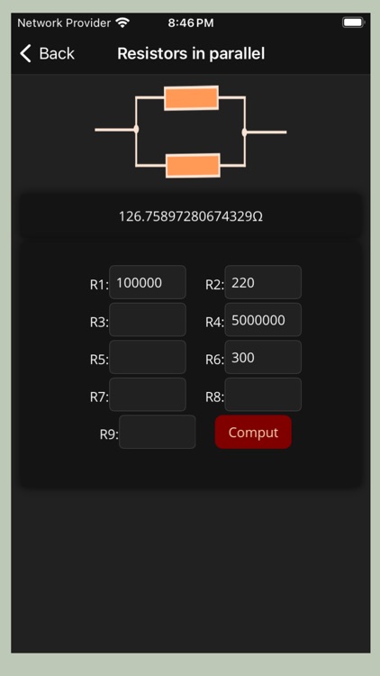 Resistor calc: electronics