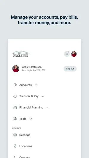 UNCLE Credit Union Mobile screenshot 4