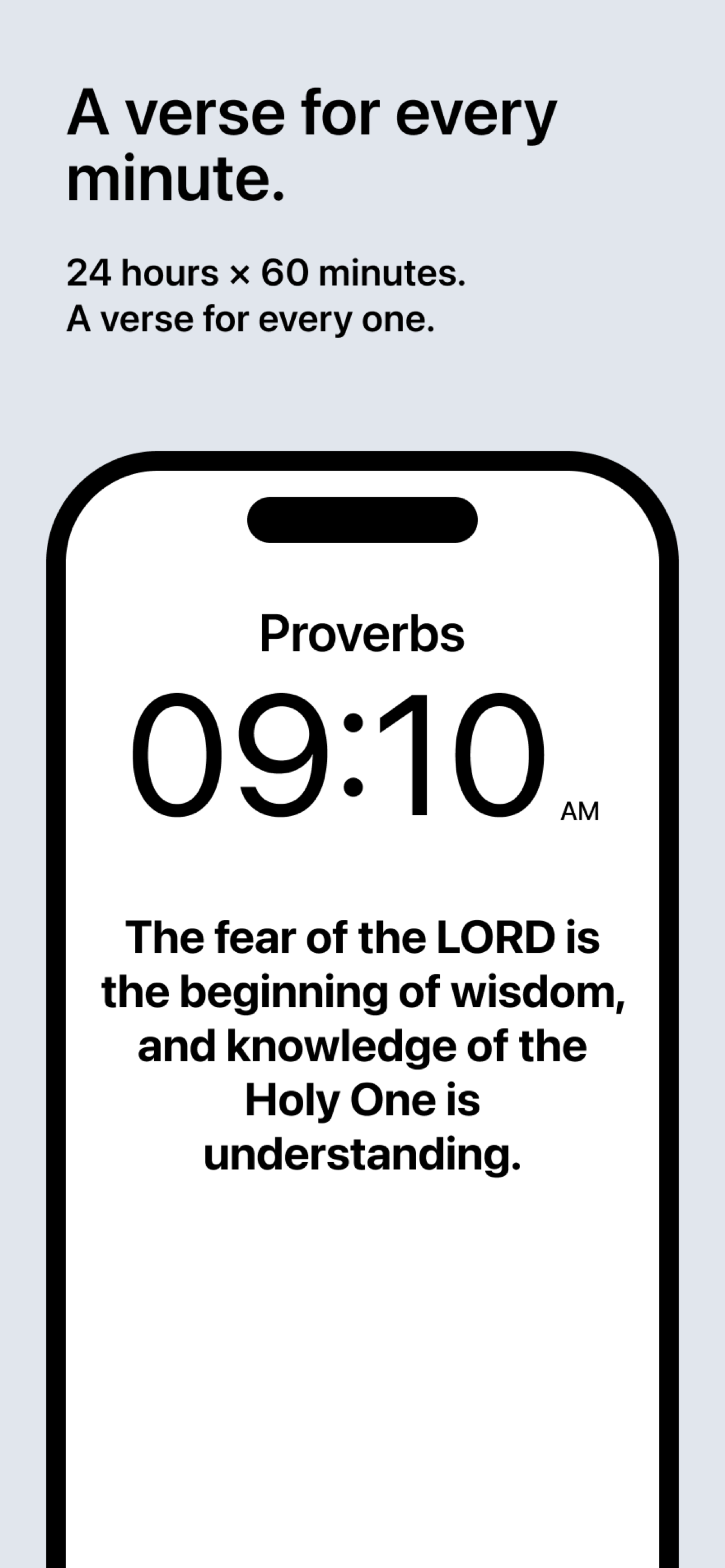 Bible 2460 - Verse Clock