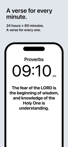Bible 2460 - Verse Clock Screenshot 1 of 5