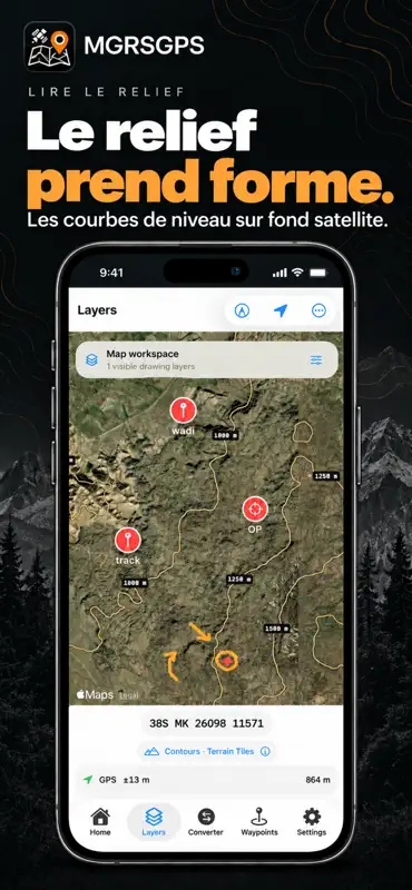 MGRS GPS Cartographe screenshot 2 of 8