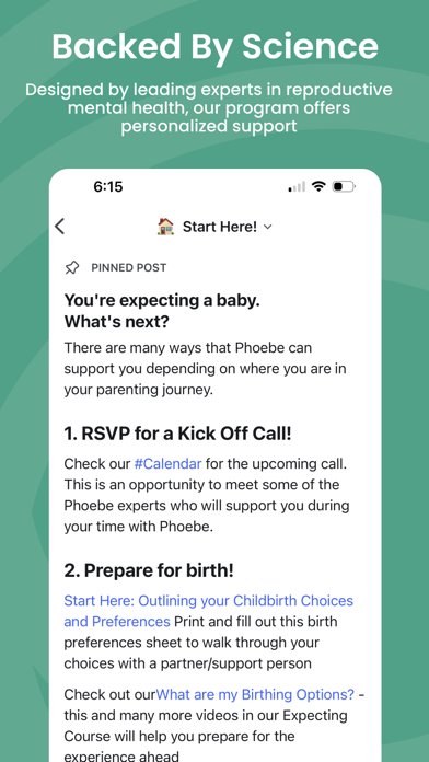 Phoebe Support iPhone screenshot 1 - Social Networking app