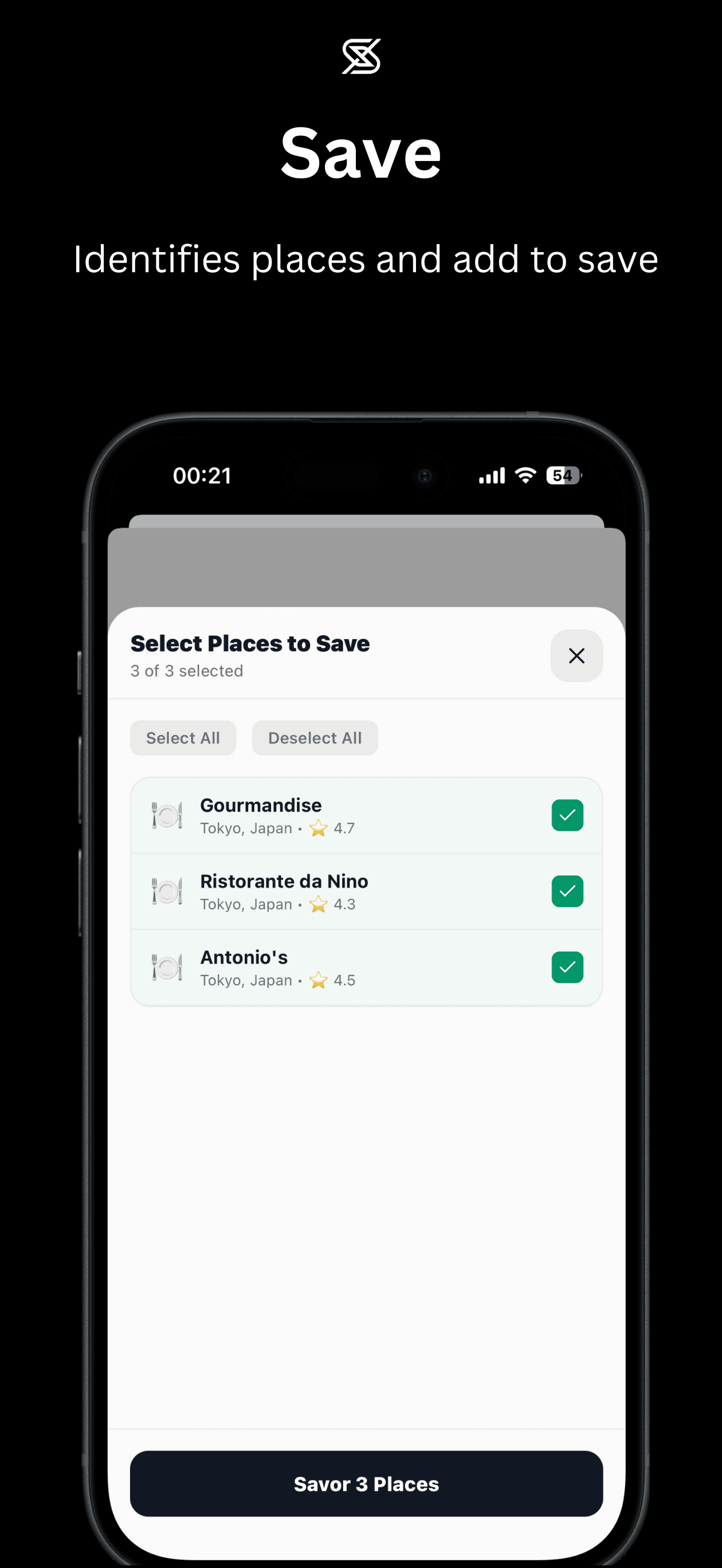 Savored - Smart Travel App
