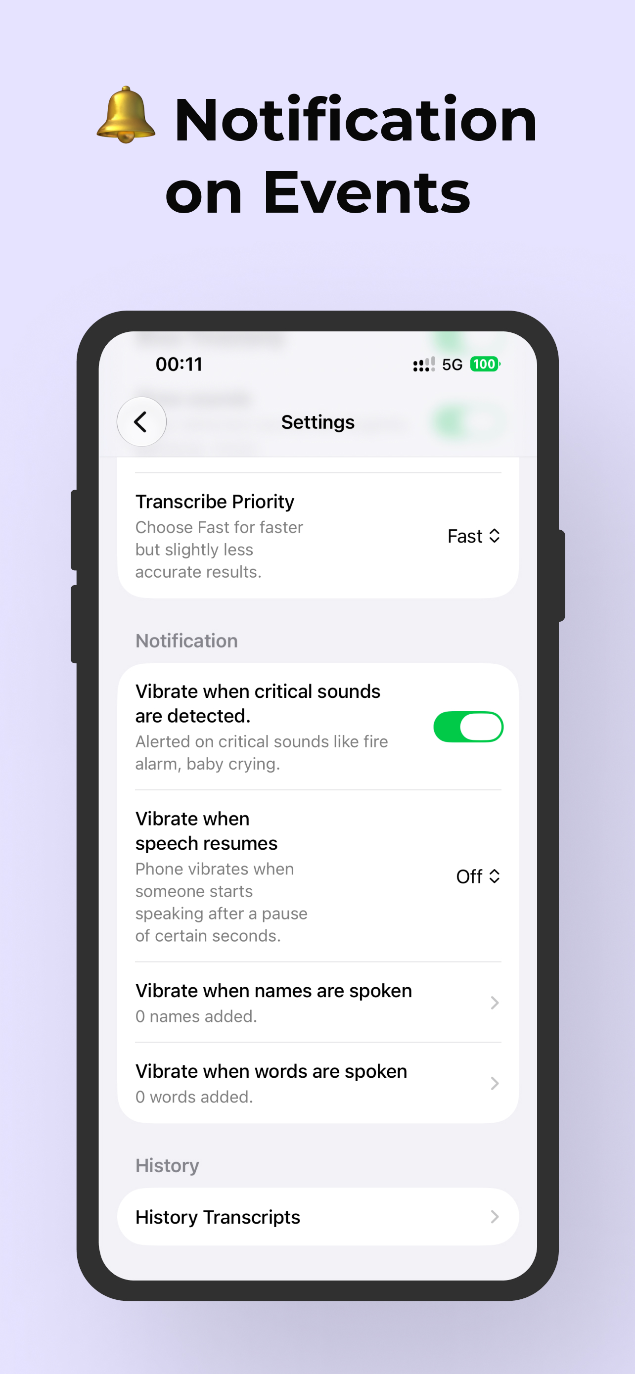 Live Transcribe & Notification screenshot 5