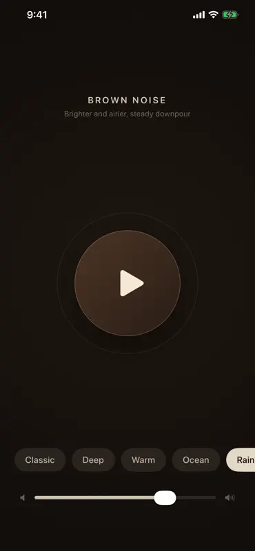 Brown Noise Player screenshot 4 of 4