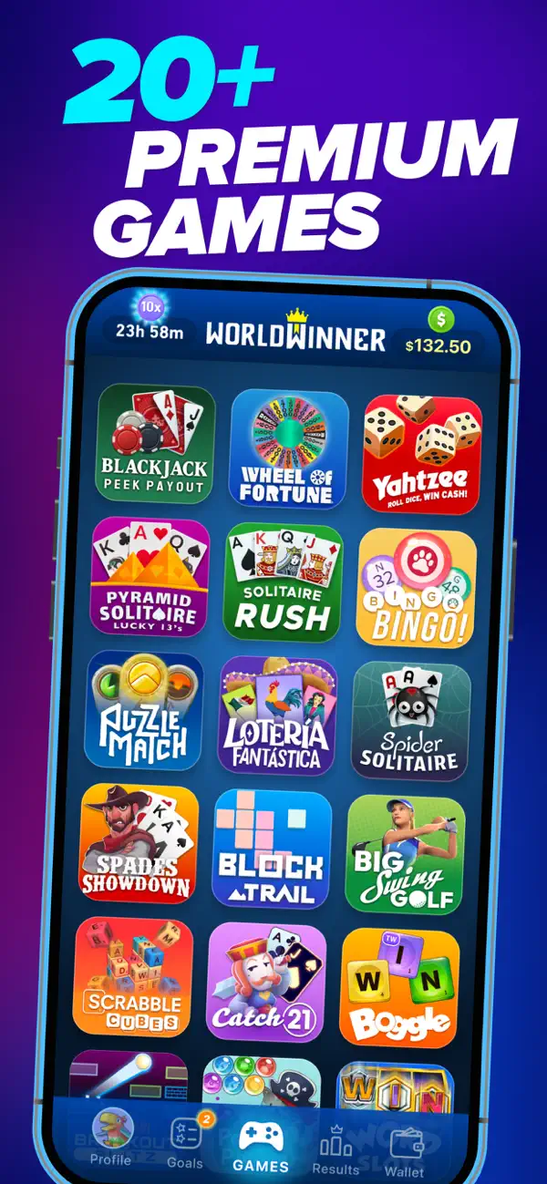 #1. WorldWinner: Play for Cash (iOS) โดย: Game Taco, Inc.