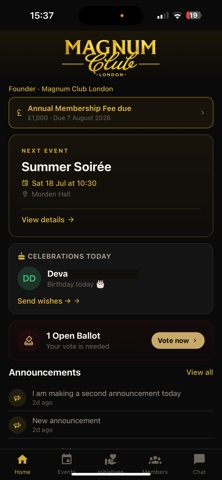 Magnum Club London iPhone screenshot