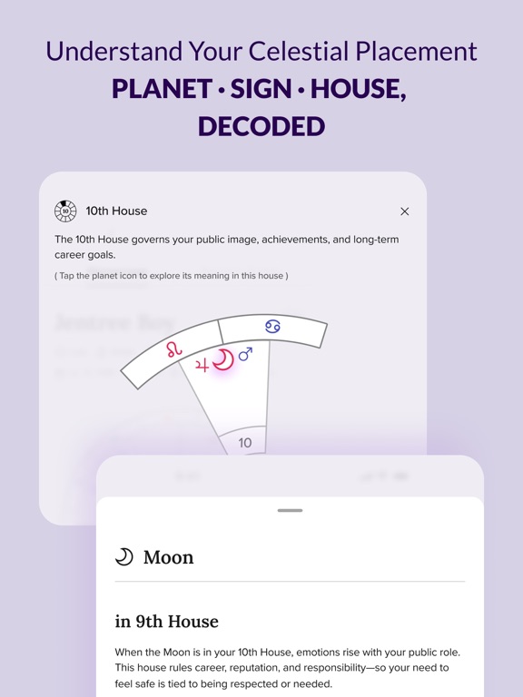 FORCETELLER - Astra Horoscope iPad screenshot 6 - Entertainment app
