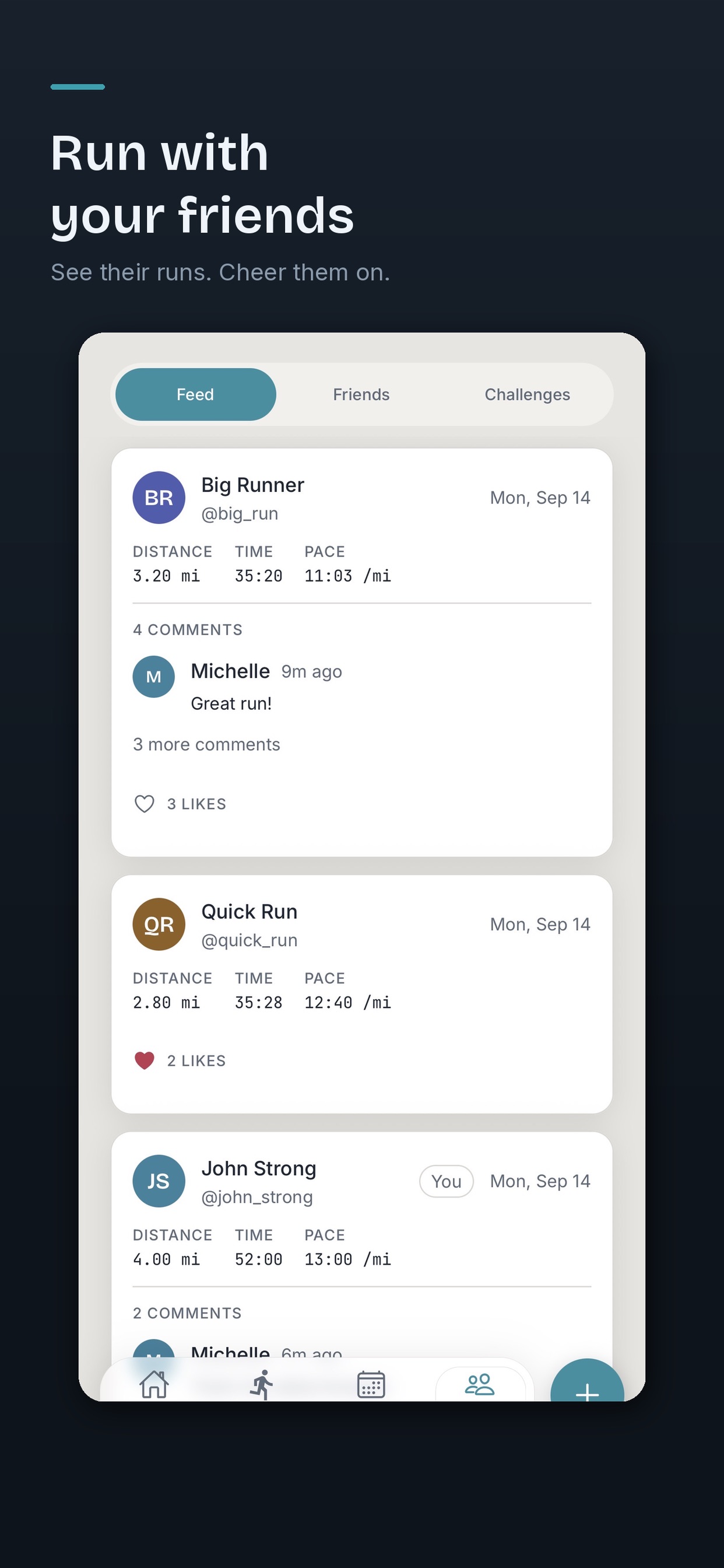 Screenshot 1 of MyRunningPal