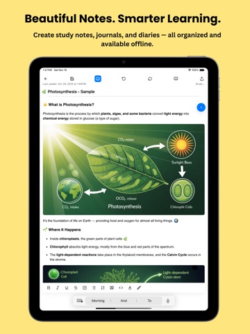 ZyNotes: Private Notes iPad screenshot