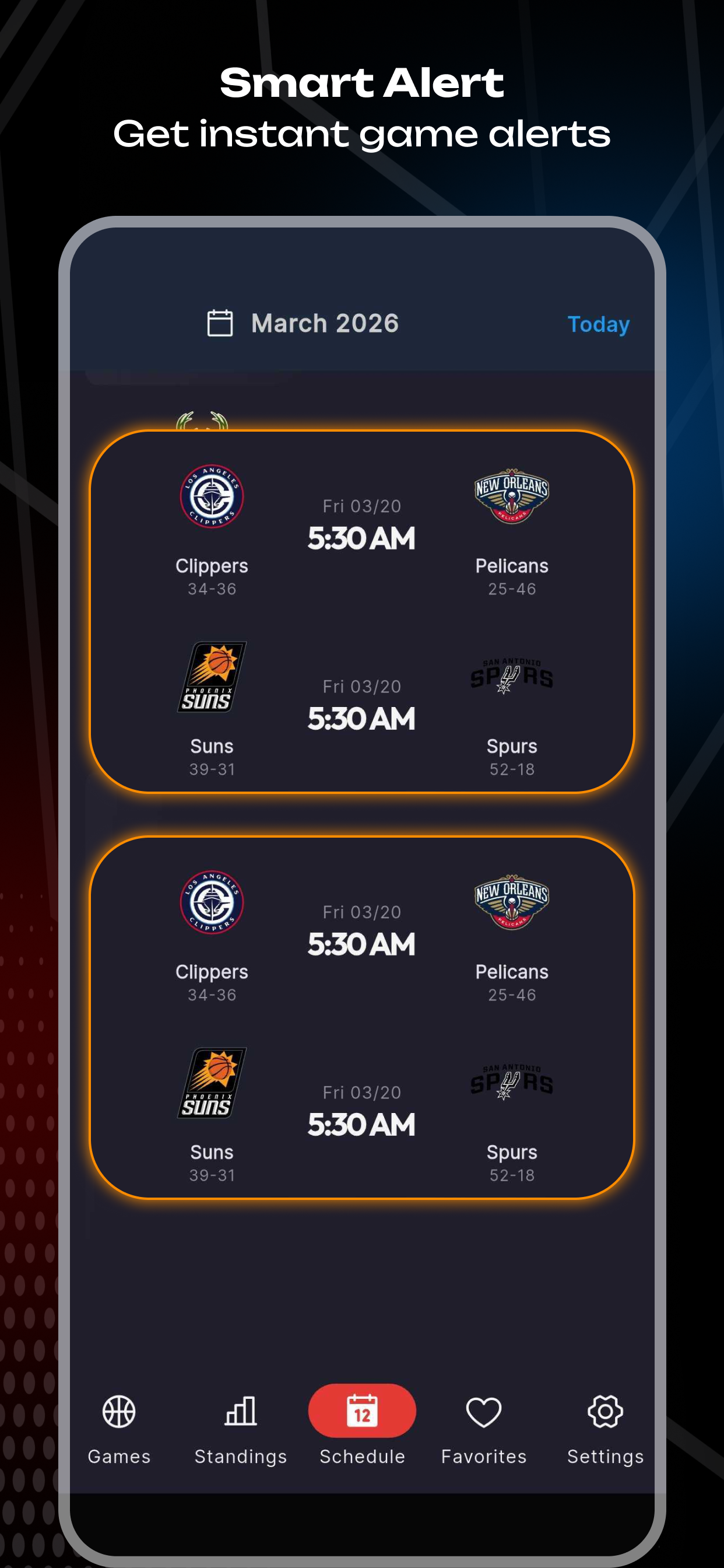 Live NBA Score 2026 screenshot 3
