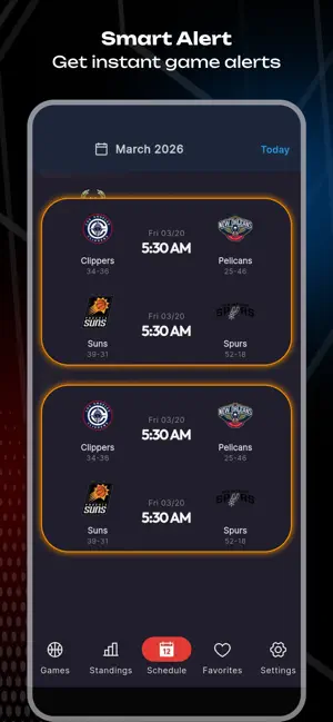 Live NBA Score 2026 screenshot 3