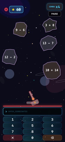 Math Asteroid - Mental Math screenshot