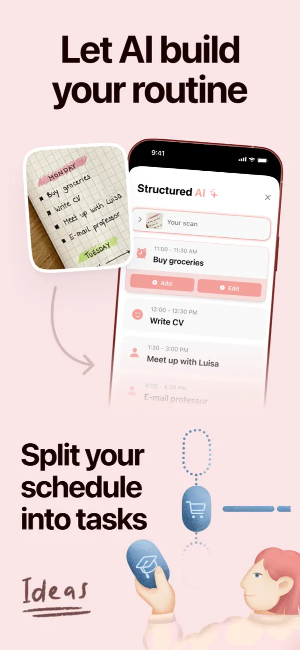 #3. Structured - Daily Planner (iOS) Bởi: unorderly GmbH