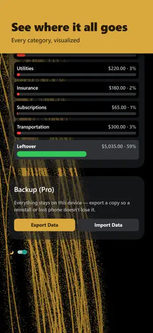 LuxeFund: Budget Tracker screenshot 4